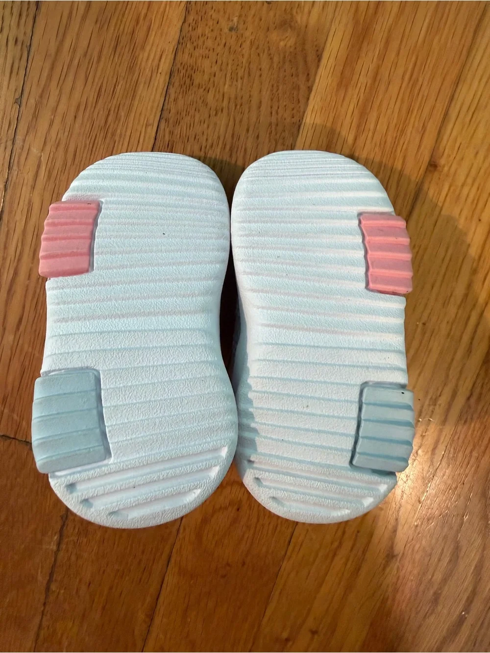 adidas Kids Light blue and Pink Mesh Sneakers